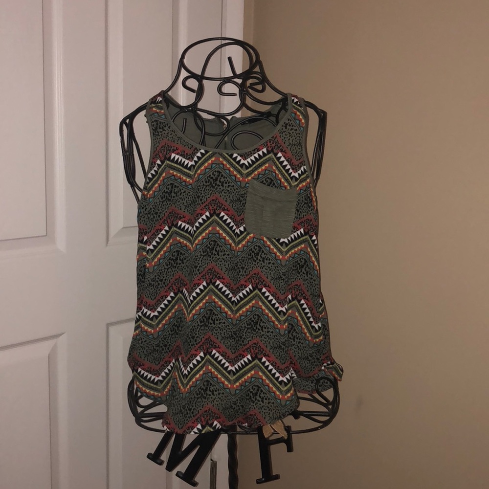 Multi colored tank